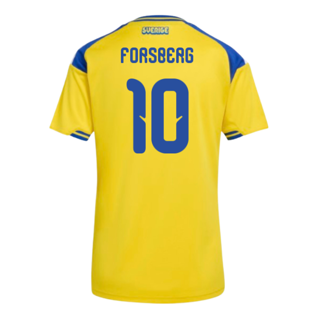 2026-2027 Sweden Home Shirt (Womens) (Forsberg 10)