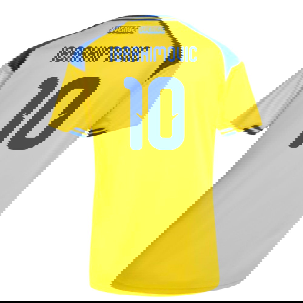 2026-2027 Sweden Home Shirt (Womens) (Ibrahimovic 10)