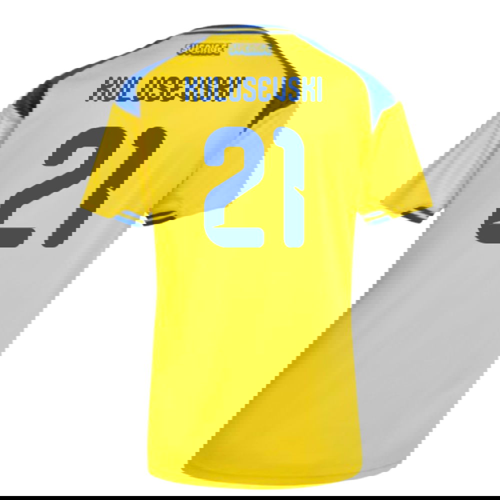 2026-2027 Sweden Home Shirt (Womens) (Kulusevski 21)