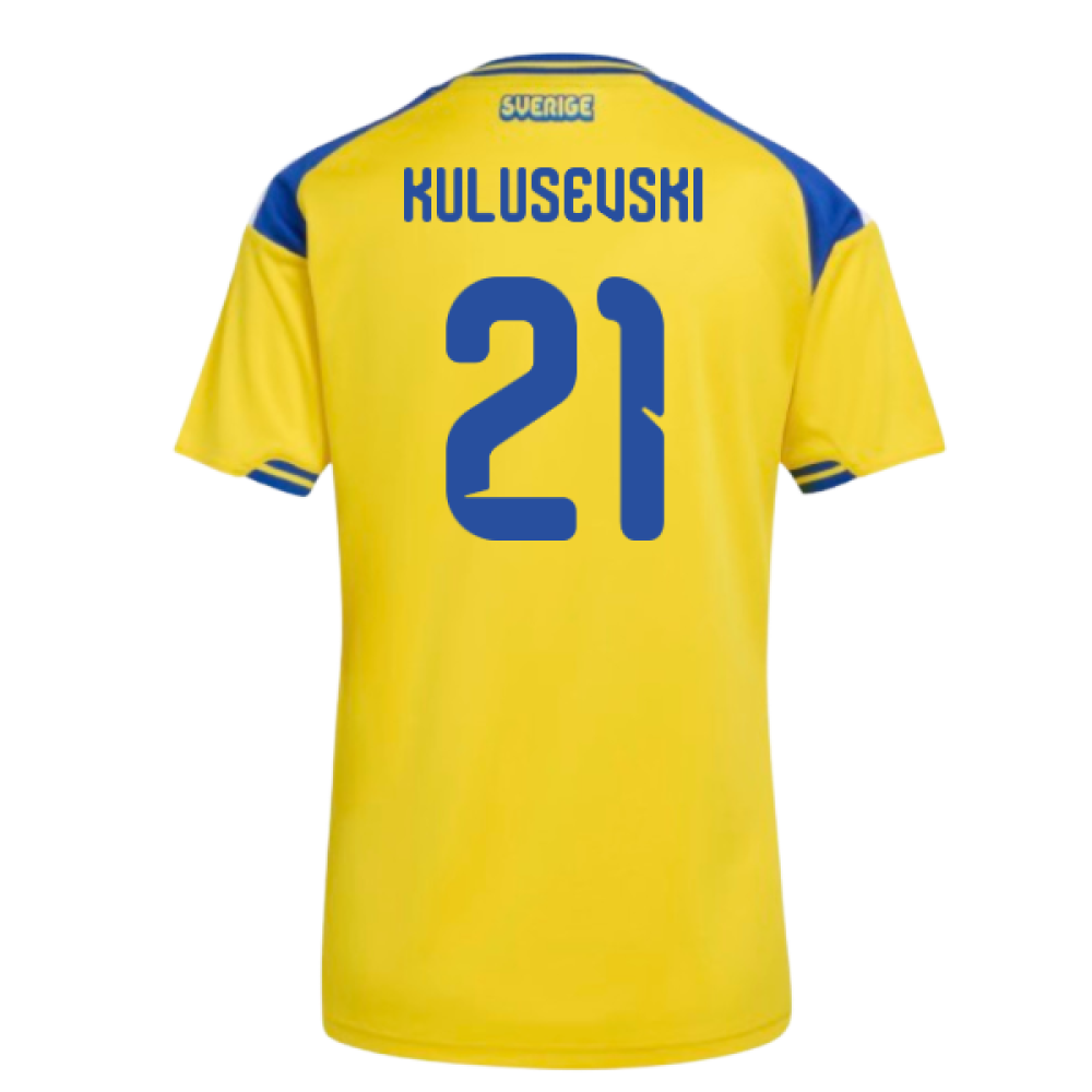 2026-2027 Sweden Home Shirt (Womens) (Kulusevski 21)