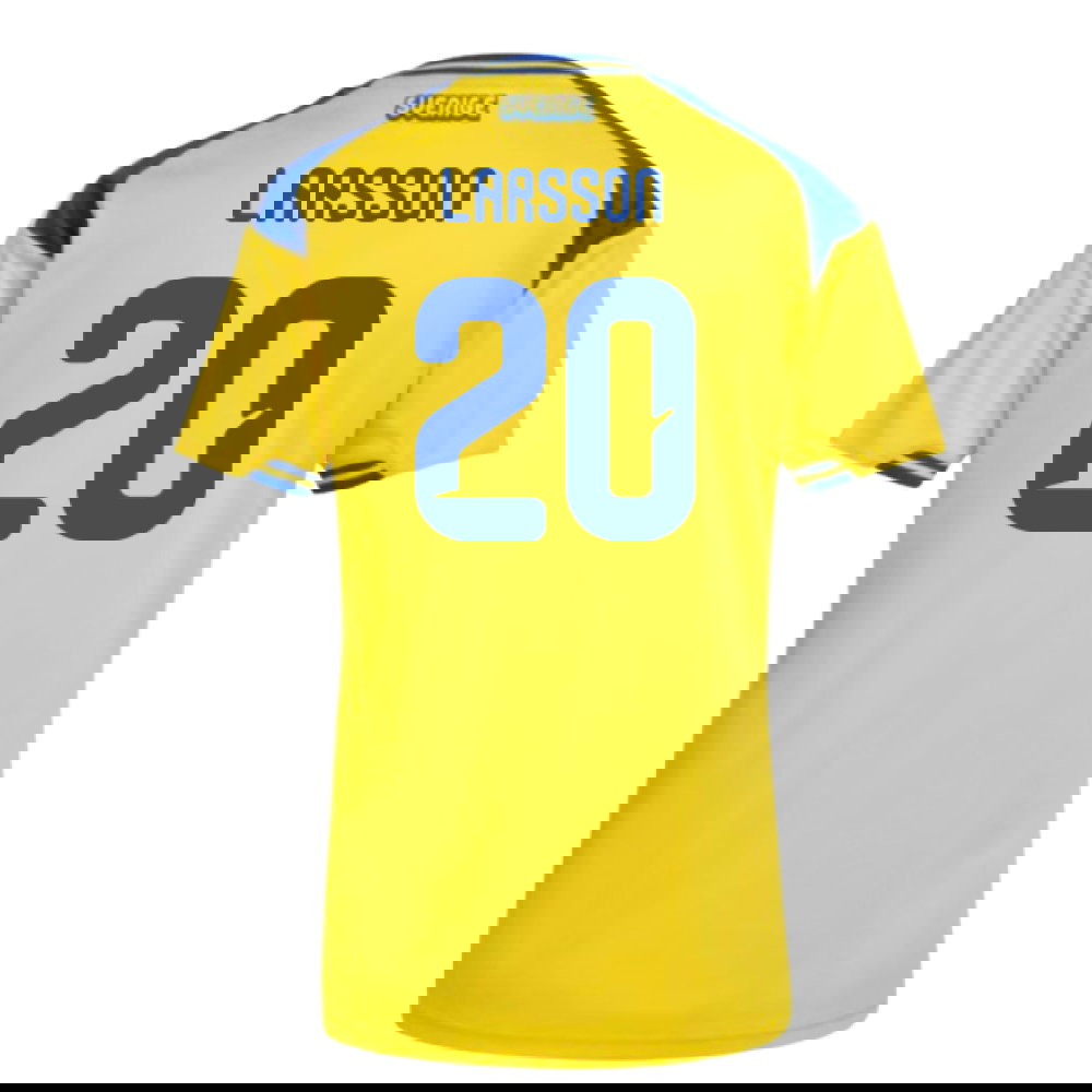 2026-2027 Sweden Home Shirt (Womens) (Larsson 20)
