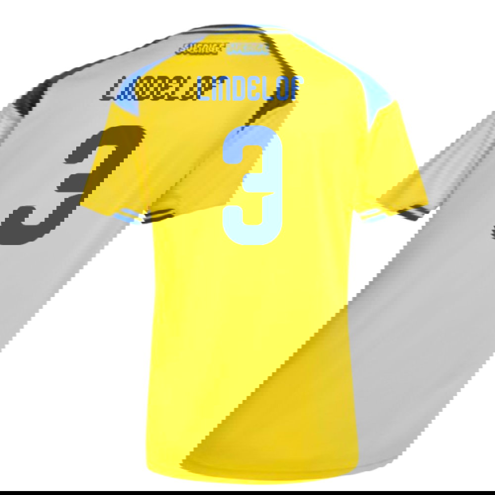 2026-2027 Sweden Home Shirt (Womens) (Lindelof 3)