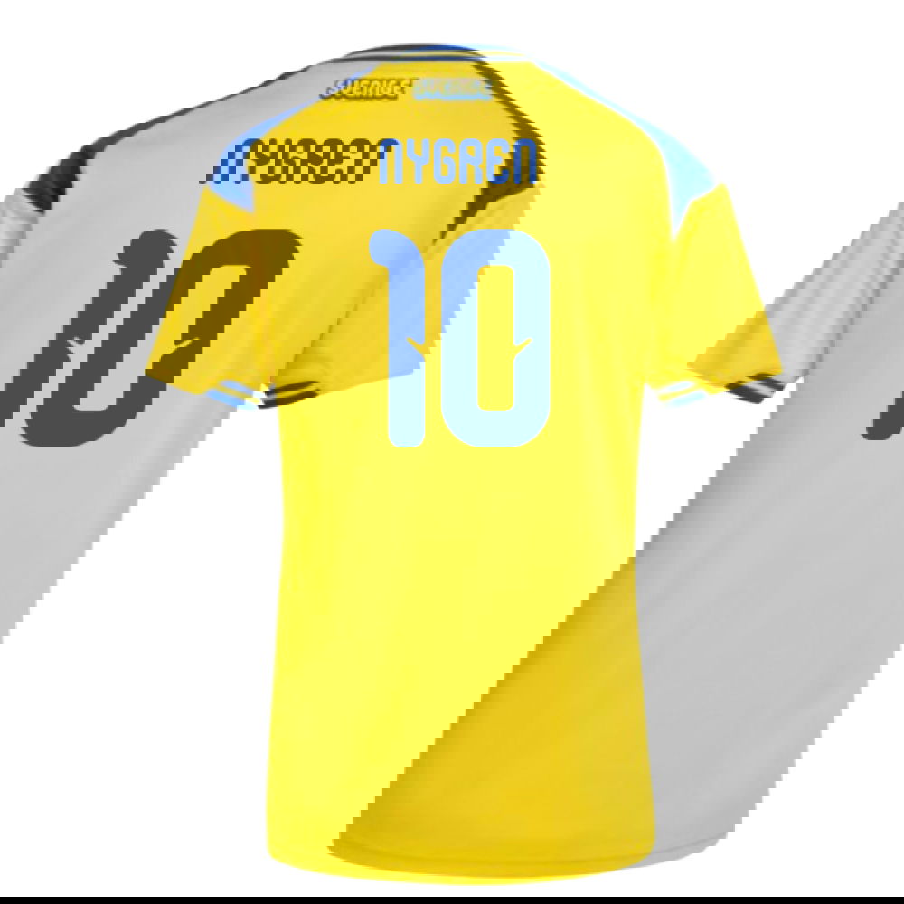 2026-2027 Sweden Home Shirt (Womens) (Nygren 10)