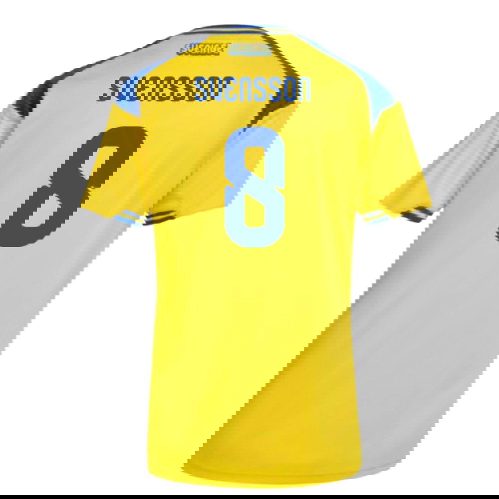 2026-2027 Sweden Home Shirt (Womens) (Svensson 8)
