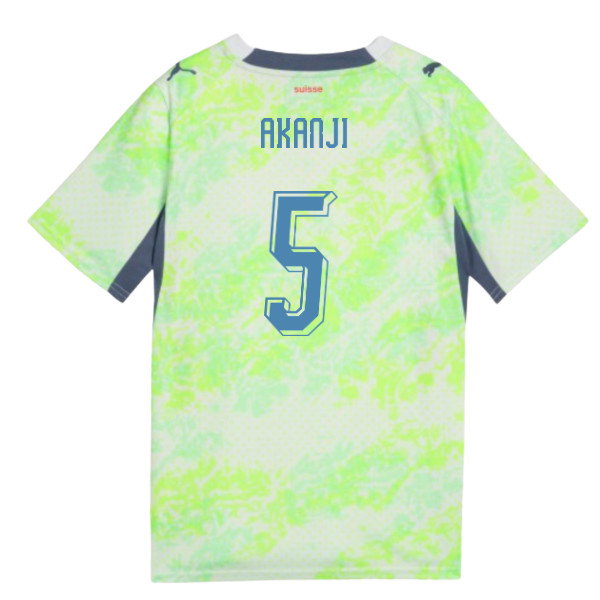 2026-2027 Switzerland Away Shirt (Kids) (Akanji 5)