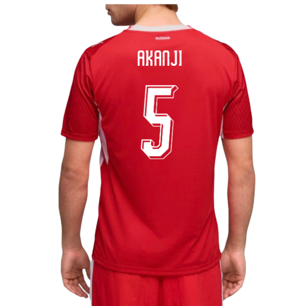 2026-2027 Switzerland Home Shirt (Akanji 5)