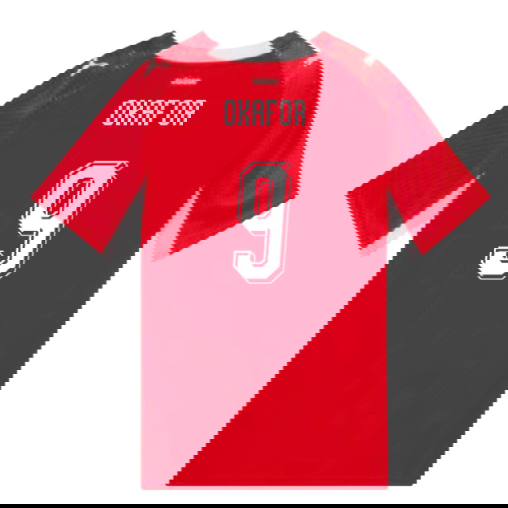 2026-2027 Switzerland Home Shirt (Kids) (Okafor 9)