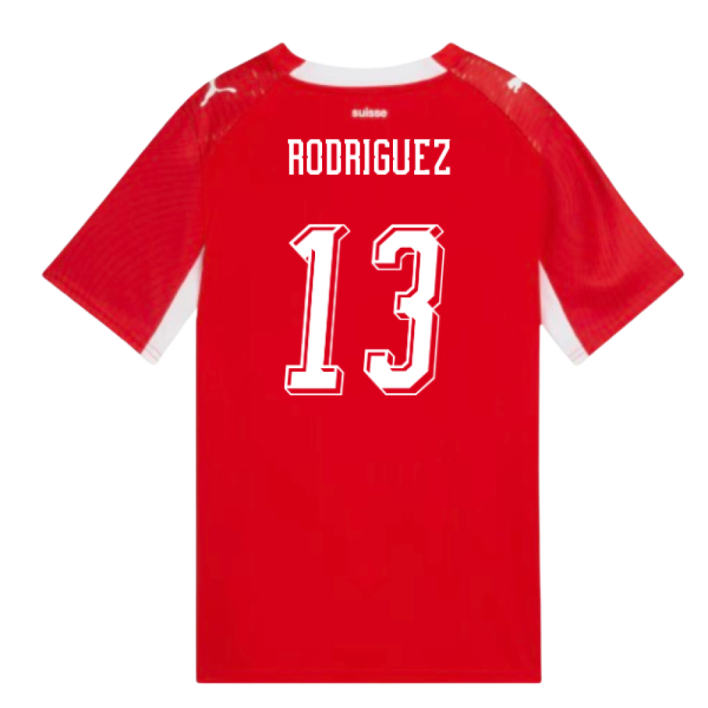 2026-2027 Switzerland Home Shirt (Kids) (Rodriguez 13)