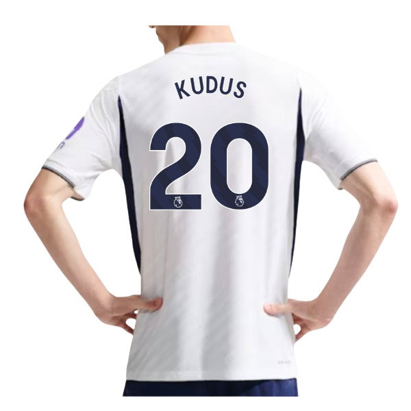 2026-2027 Tottenham Authentic Aero-Fit Match Home Shirt (Kudus 20)