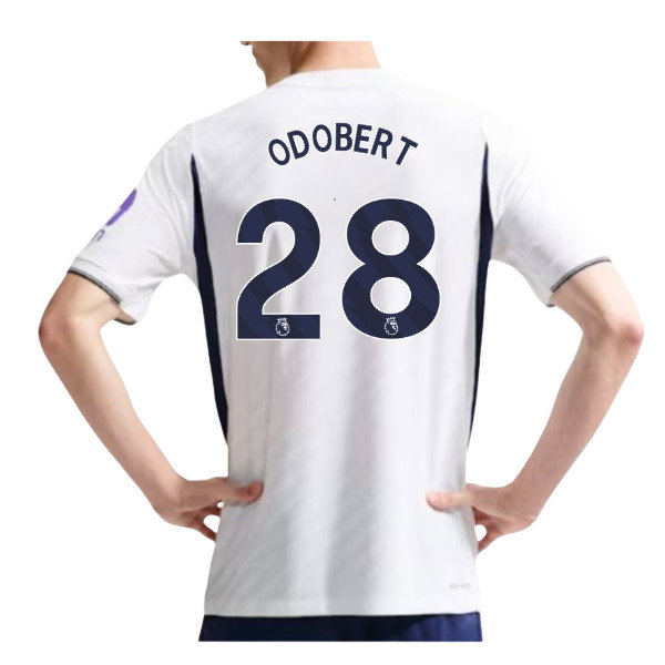 2026-2027 Tottenham Authentic Aero-Fit Match Home Shirt (Odobert 28)
