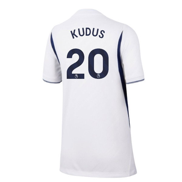 2026-2027 Tottenham Home Shirt (Kids) (Kudus 20)