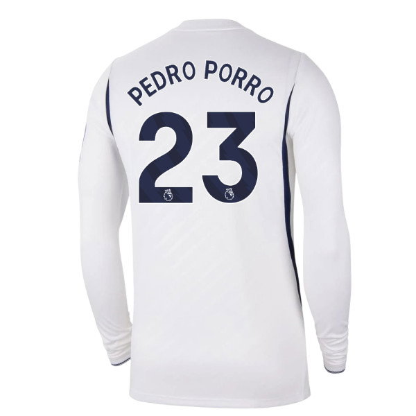 2026-2027 Tottenham Long Sleeve Home Shirt (Pedro Porro 23)