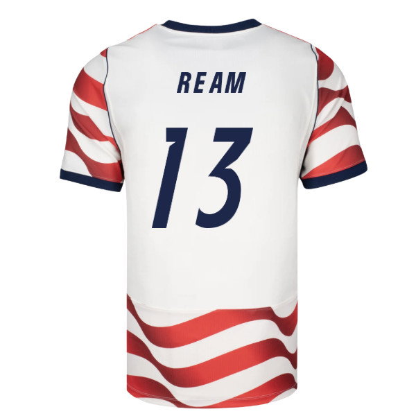 2026-2027 USA USMNT Match Home Authentic Jersey (Ream 13)