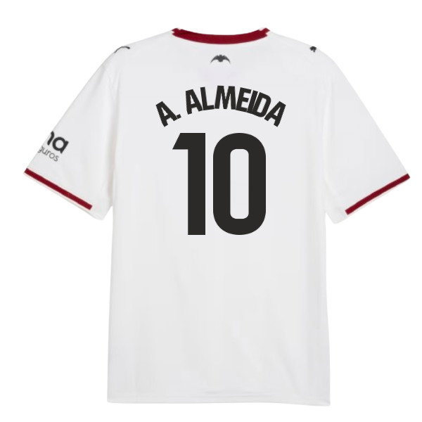 2026-2027 Valencia Home Shirt (A. Almeida 10)