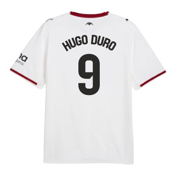 2026-2027 Valencia Home Shirt (Hugo Duro 9)