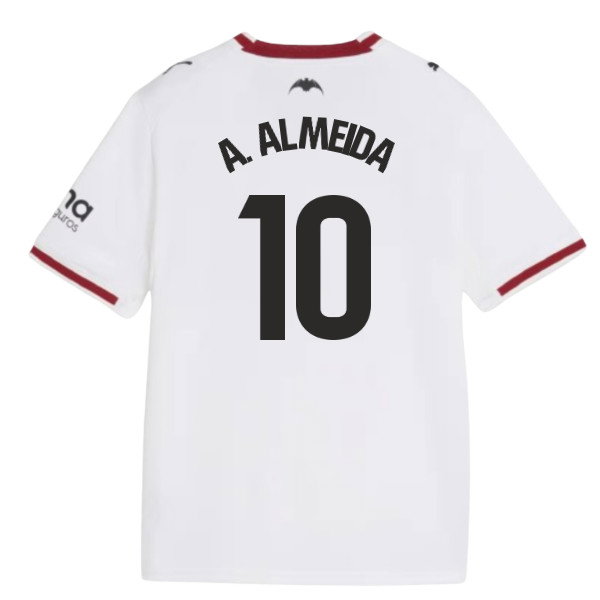 2026-2027 Valencia Home Shirt (Kids) (A. Almeida 10)