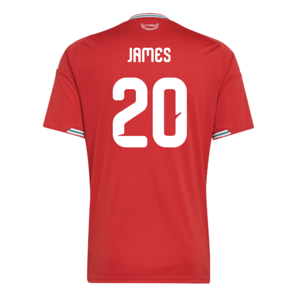 2026-2027 Wales Home Shirt (James 20)