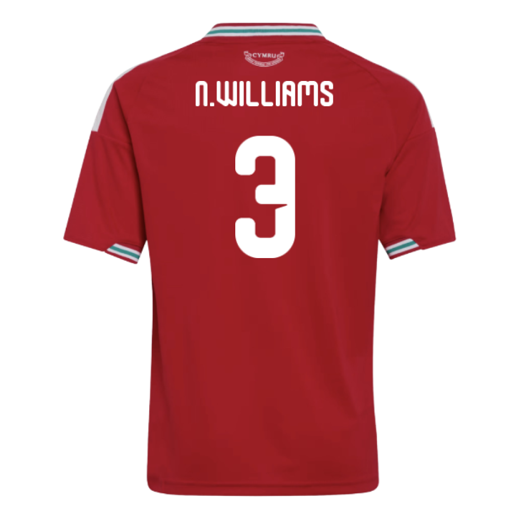 2026-2027 Wales Home Shirt (Kids) (N.Williams 3)