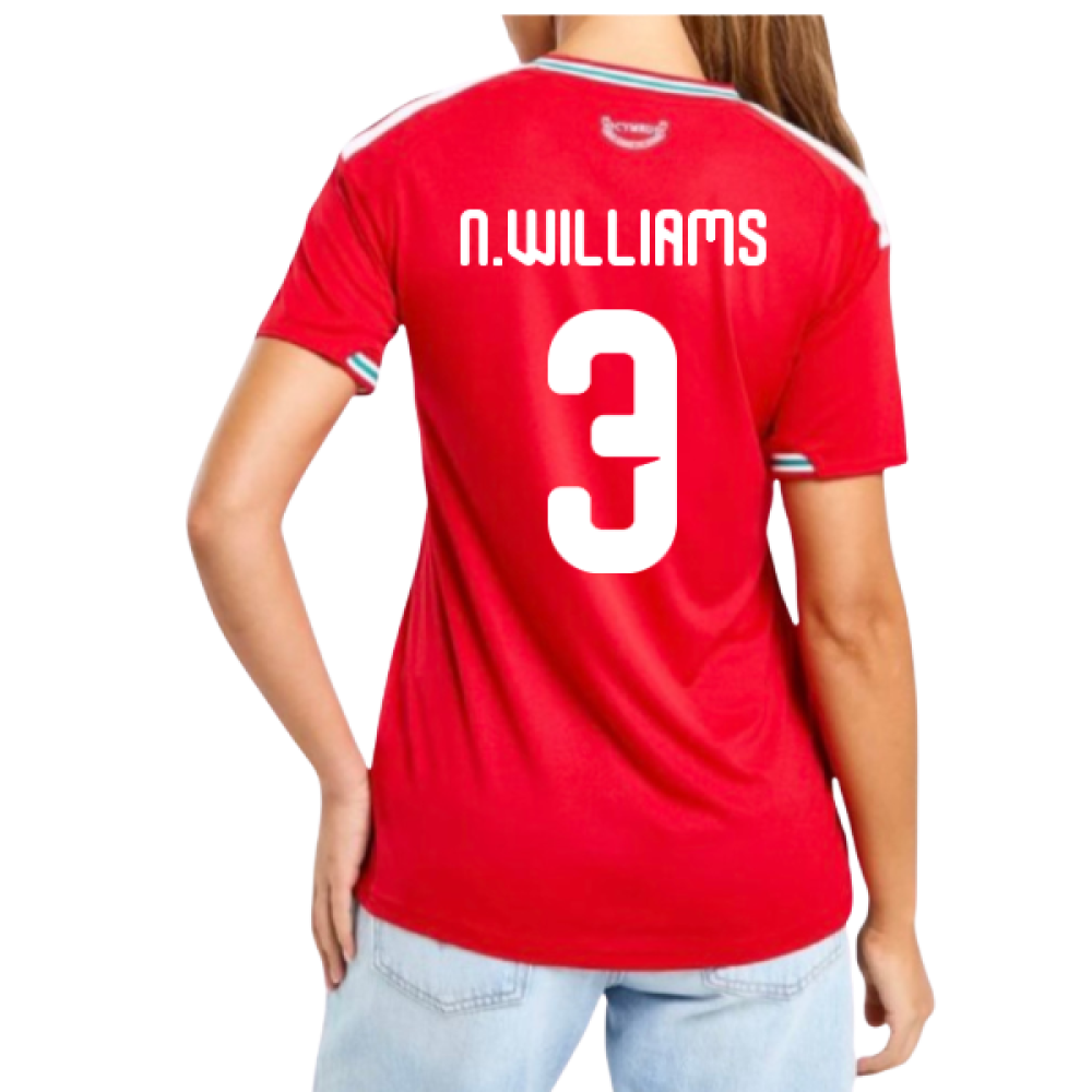 2026-2027 Wales Home Shirt (Womens) (N.Williams 3)