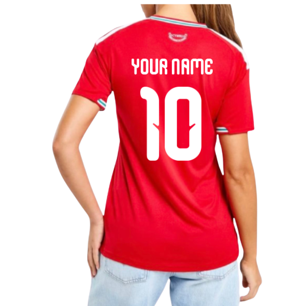 2026-2027 Wales Home Shirt (Womens) (Your Name)