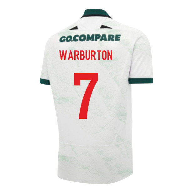 2026-2027 Wales WRU Away Poly Rugby Shirt (Kids) (Warburton 7)