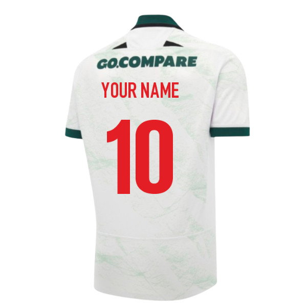 2026-2027 Wales WRU Away Poly Rugby Shirt (Kids) (Your Name)