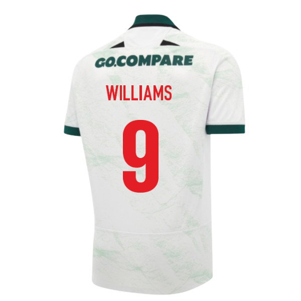 2026-2027 Wales WRU Away Poly Rugby Shirt (Williams 9)