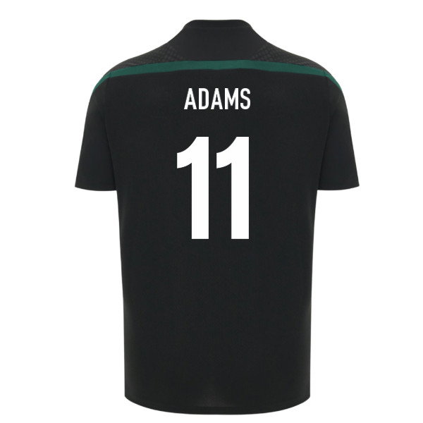 2026-2027 Wales WRU Rugby Player Training Shirt (Black) - Kids (Adams 11)