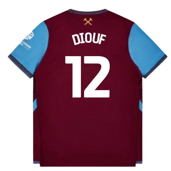 2026-2027 West Ham Home Shirt (Diouf 12)