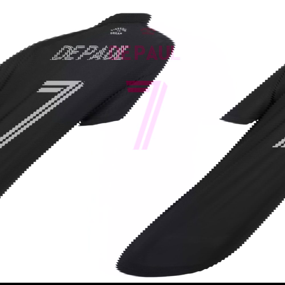 2026 Inter Miami Authentic Away Shirt (De Paul 7)