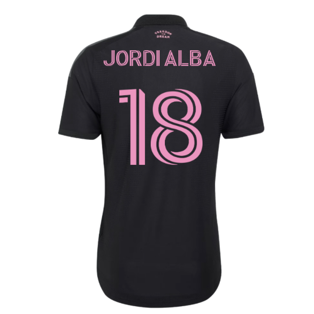 2026 Inter Miami Authentic Away Shirt (Jordi Alba 18)