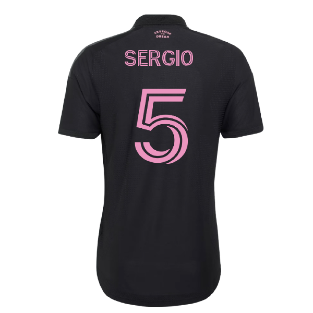 2026 Inter Miami Authentic Away Shirt (Sergio 5)