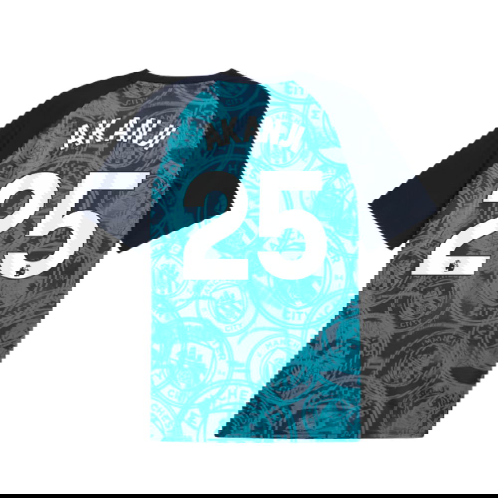 2026 Man City Warm Up Jersey (Deep Navy) (Akanji 25)