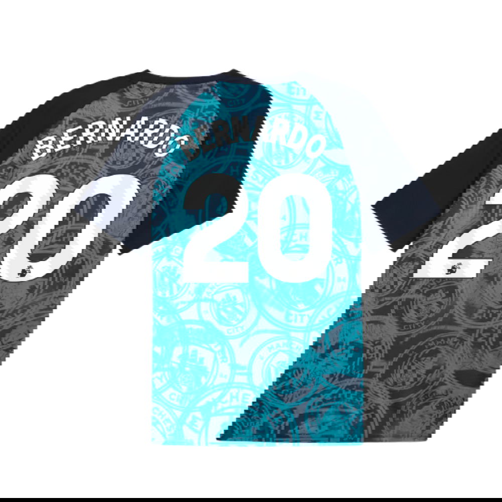 2026 Man City Warm Up Jersey (Deep Navy) (Bernardo 20)