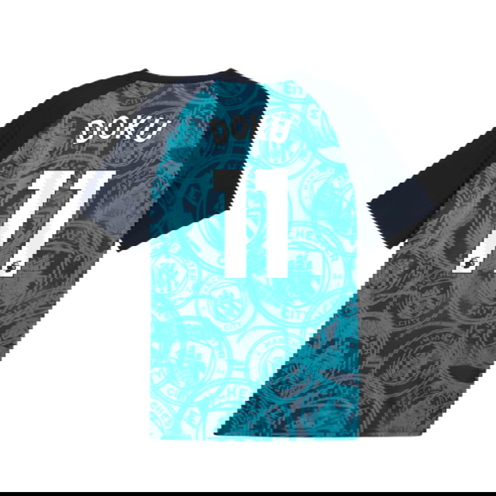 2026 Man City Warm Up Jersey (Deep Navy) (Doku 11)