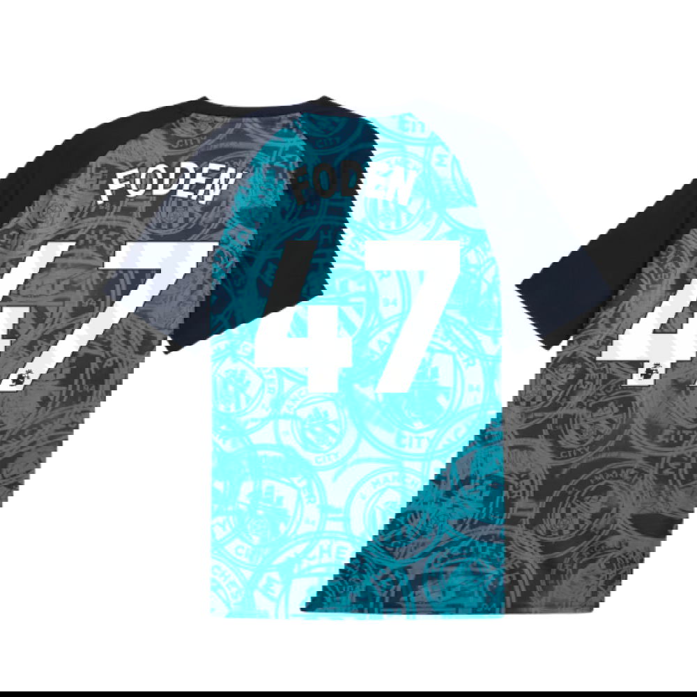 2026 Man City Warm Up Jersey (Deep Navy) (Foden 47)