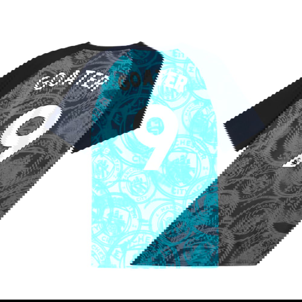 2026 Man City Warm Up Jersey (Deep Navy) (Goater 9)