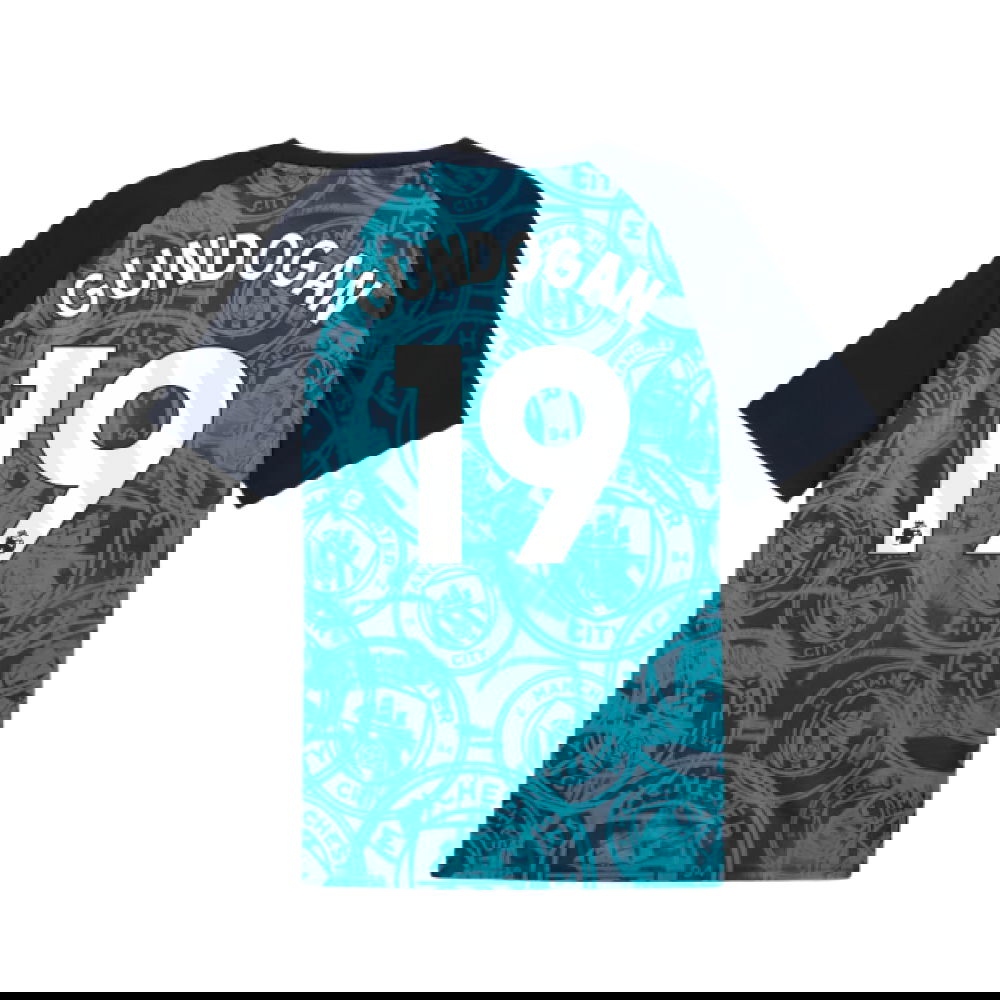 2026 Man City Warm Up Jersey (Deep Navy) (Gundogan 19)