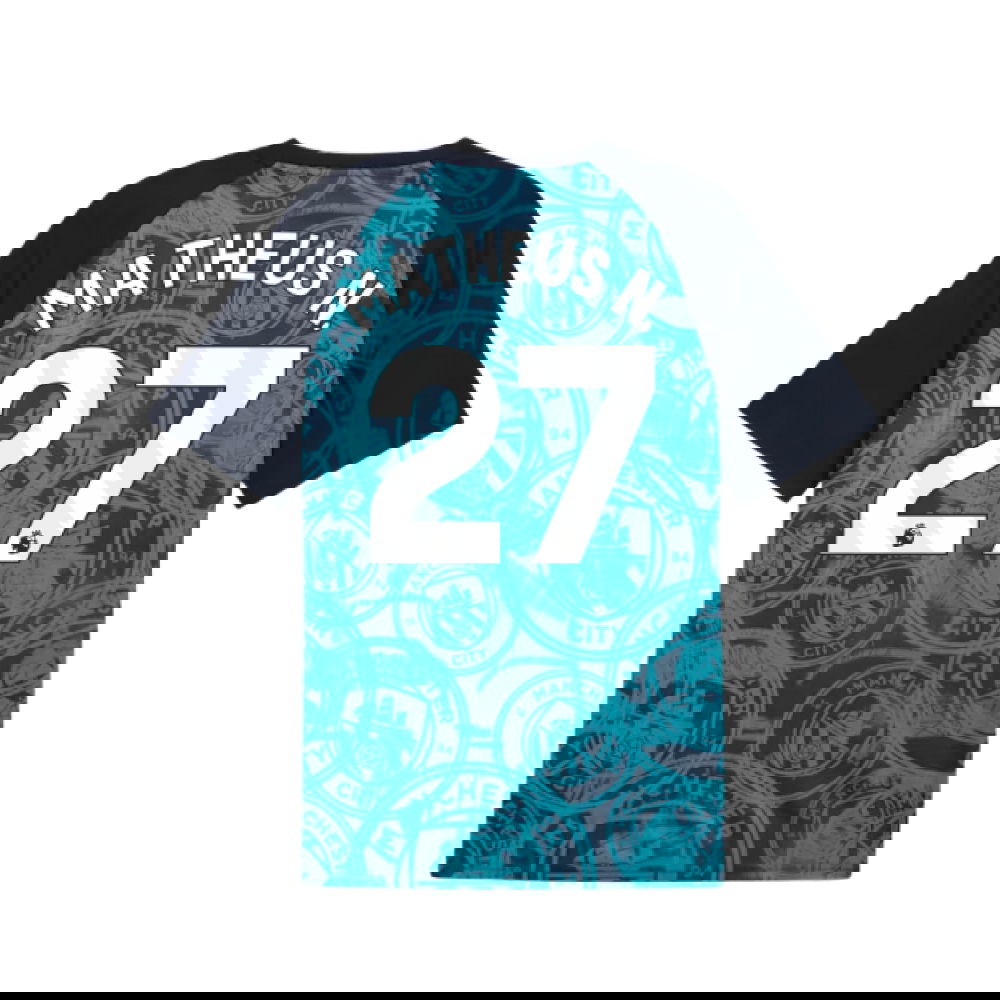 2026 Man City Warm Up Jersey (Deep Navy) (Matheus N. 27)