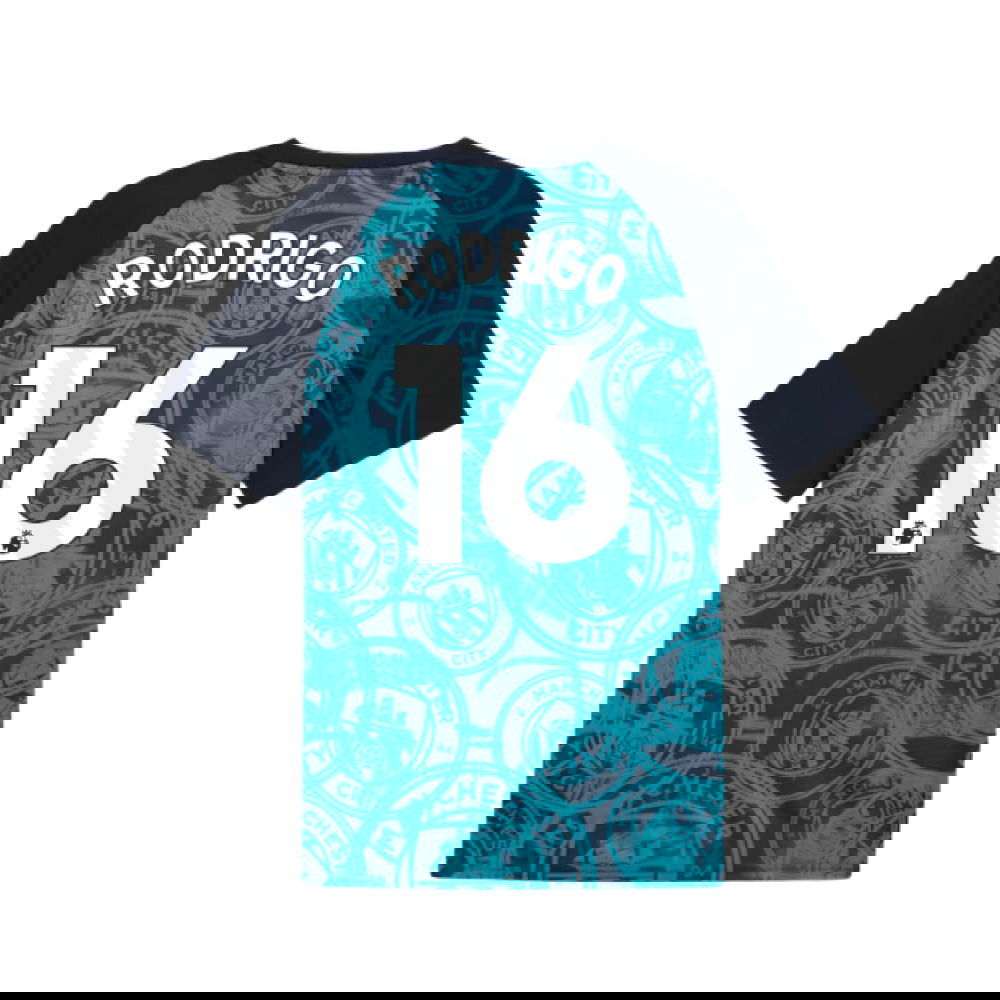 2026 Man City Warm Up Jersey (Deep Navy) (Rodrigo 16)