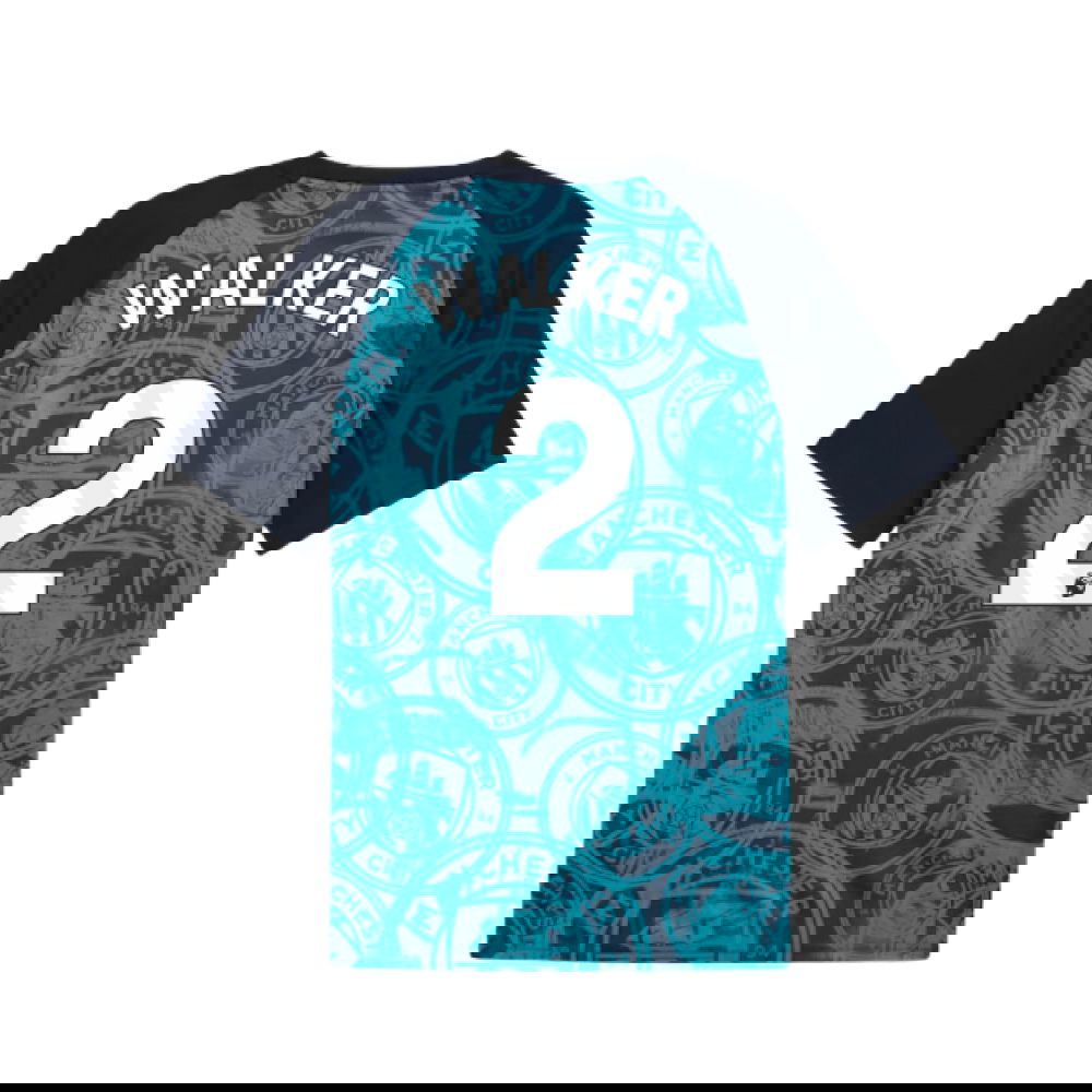 2026 Man City Warm Up Jersey (Deep Navy) (Walker 2)