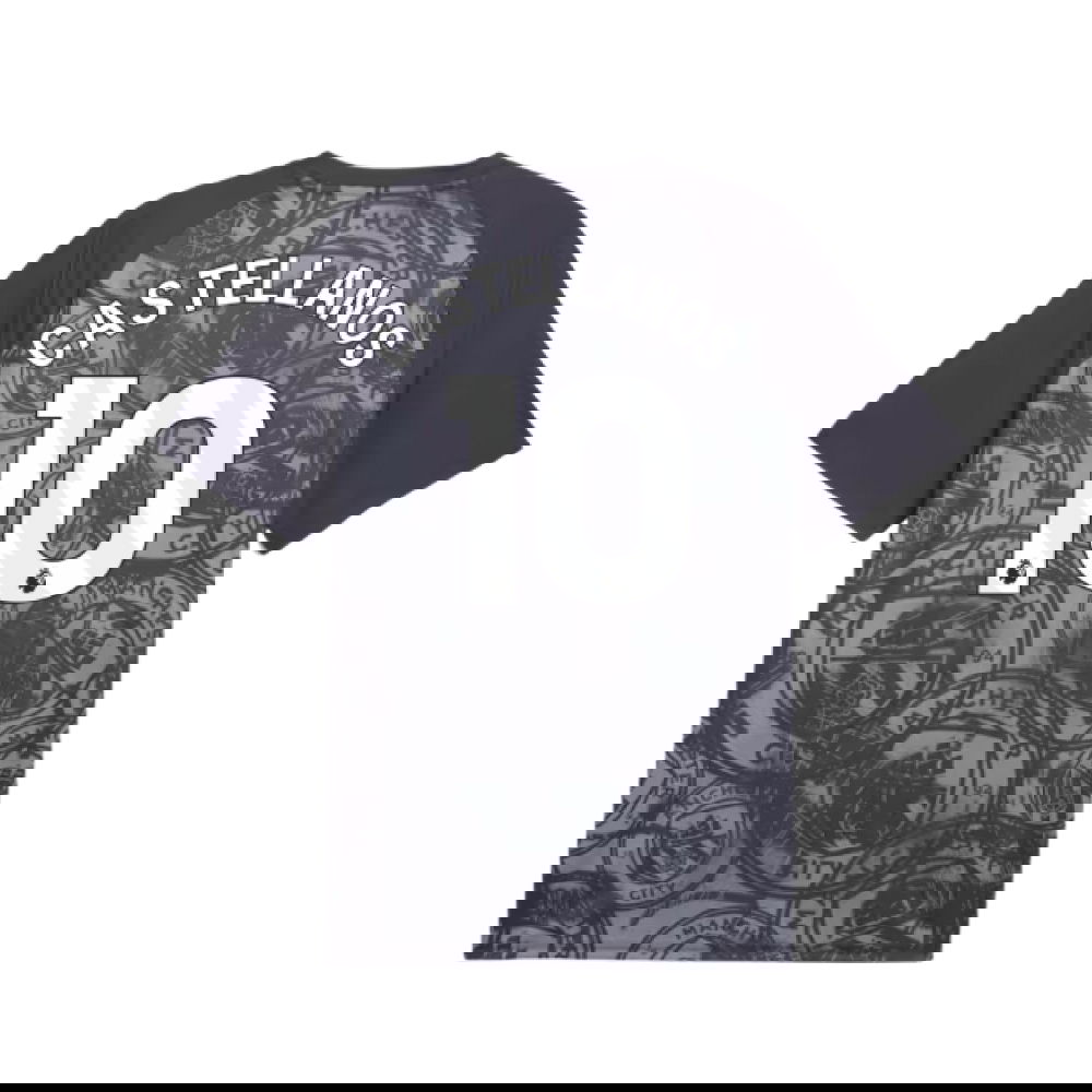 2026 Man City Warm Up Jersey (Gray) (Castellanos 10)