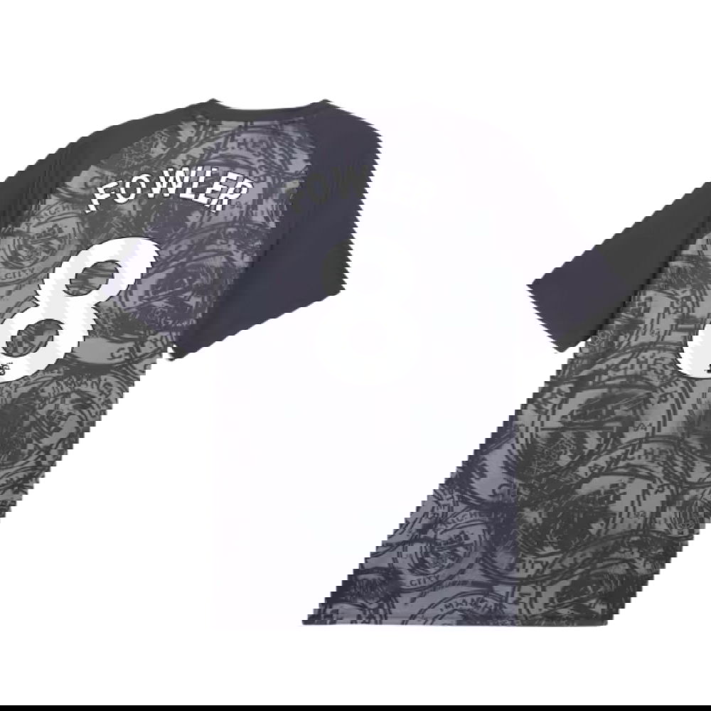 2026 Man City Warm Up Jersey (Gray) (Fowler 8)