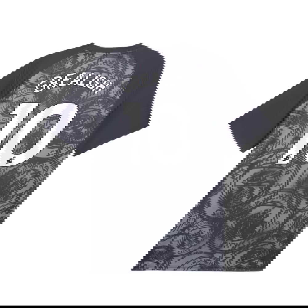 2026 Man City Warm Up Jersey (Gray) (Grealish 10)