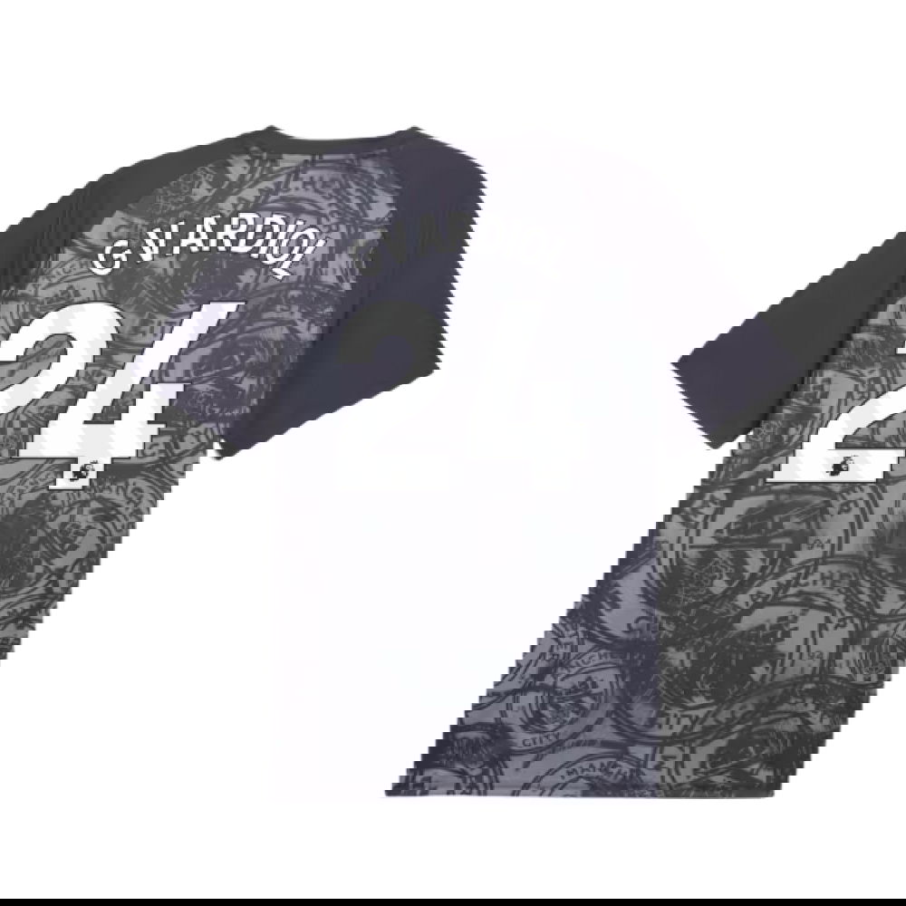 2026 Man City Warm Up Jersey (Gray) (Gvardiol 24)