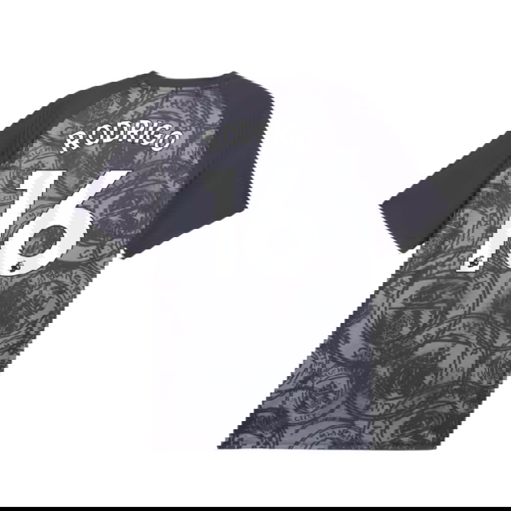 2026 Man City Warm Up Jersey (Gray) (Rodrigo 16)