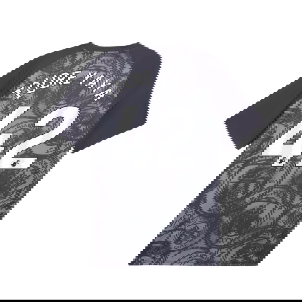 2026 Man City Warm Up Jersey (Gray) (Toure Yaya 42)