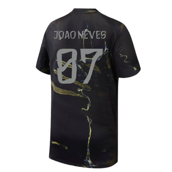 2026 PSG Night Edition Shirt (Kids) (Joao Neves 87)