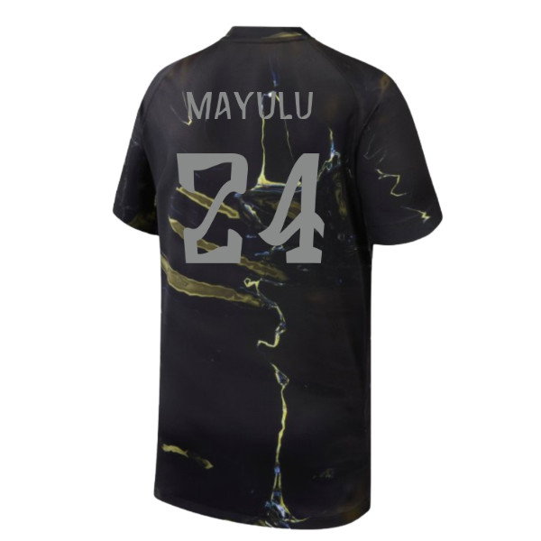 2026 PSG Night Edition Shirt (Kids) (Mayulu 24)