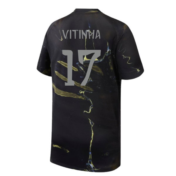 2026 PSG Night Edition Shirt (Kids) (Vitinha 17)
